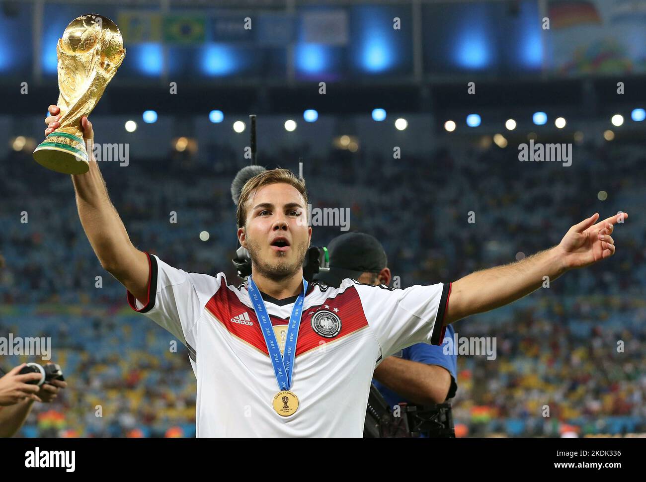 Mario Gotze World Cup Celebration