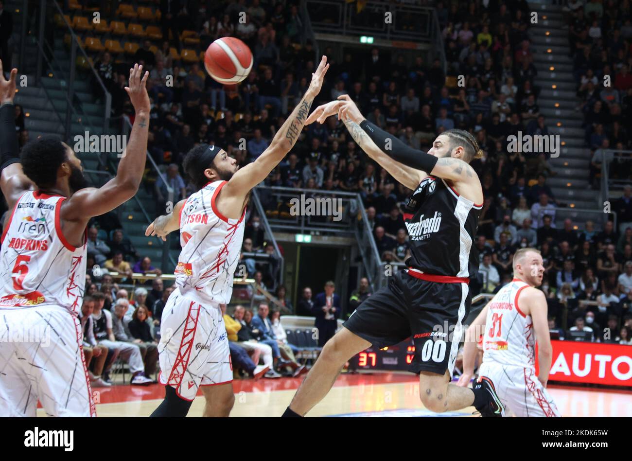 Isaia Cordinier (Segafredo Virtus Bologna) during the LBA italian
