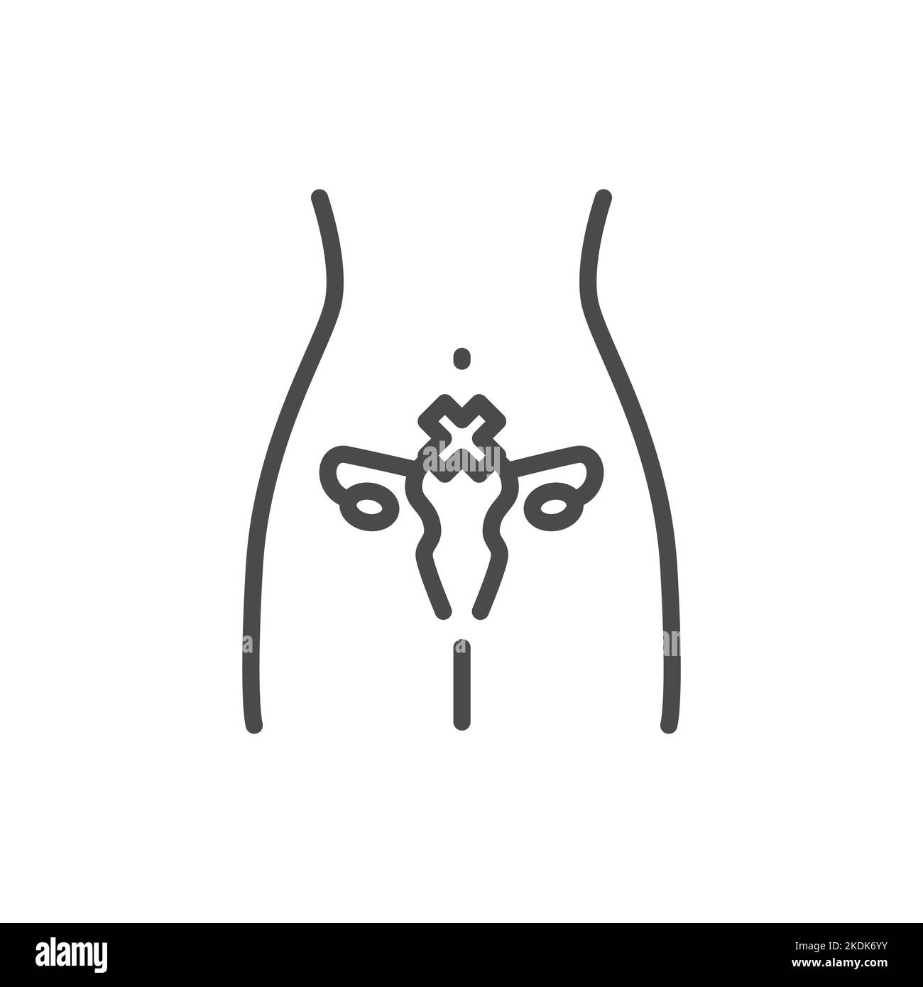 Infertility color line icon. Outline pictogram for web page Stock ...