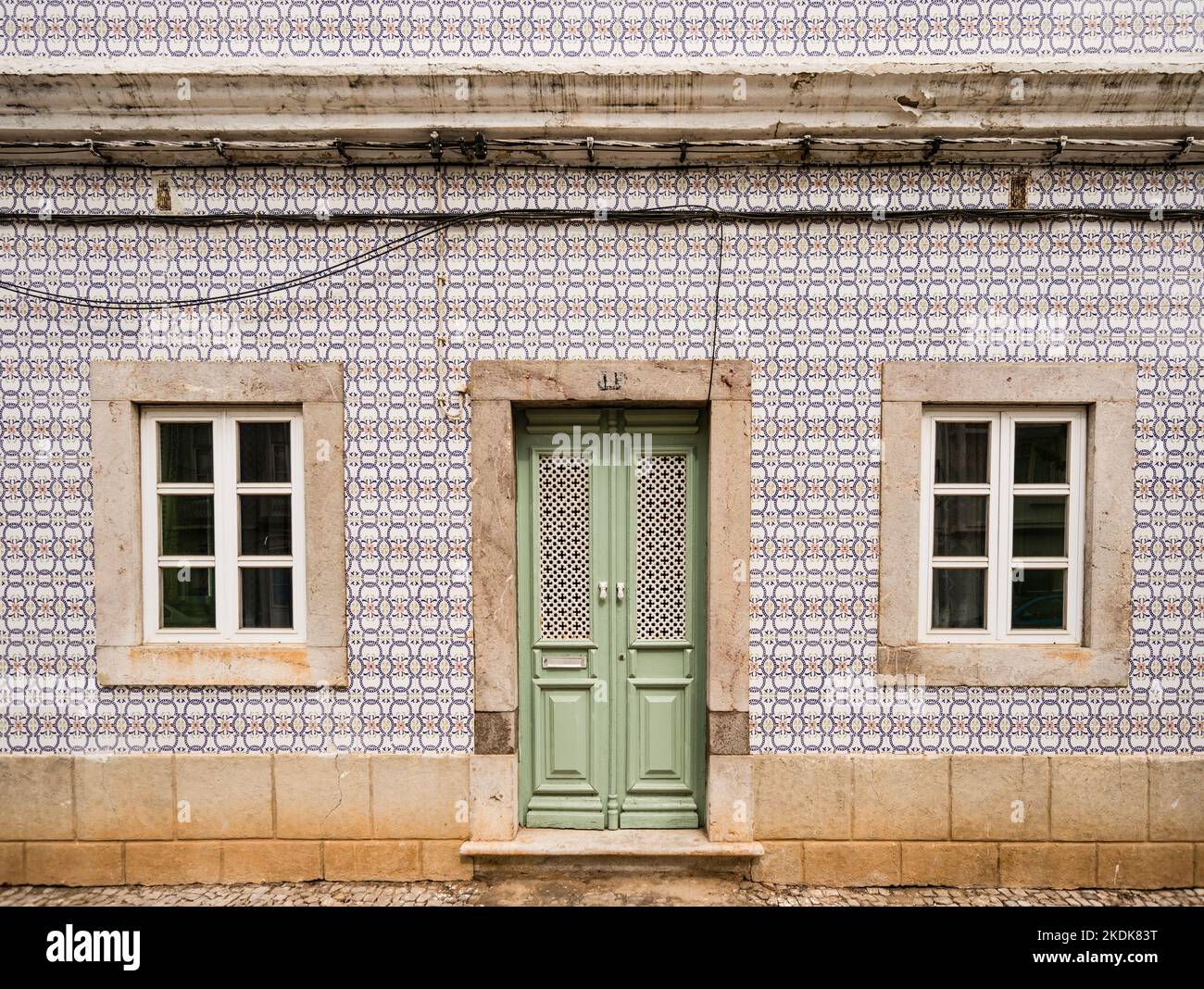 Typical Portuguese house, Tavira, Algarve, Portugal Stock Photo - Alamy