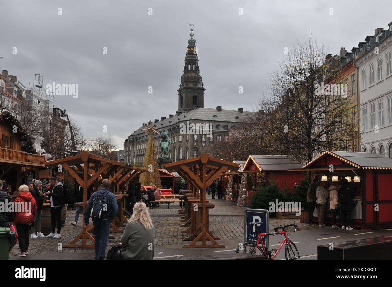Denmark In November Copenhagen/Denmark/07 November 2022/ christmas market at hojbro plads ...