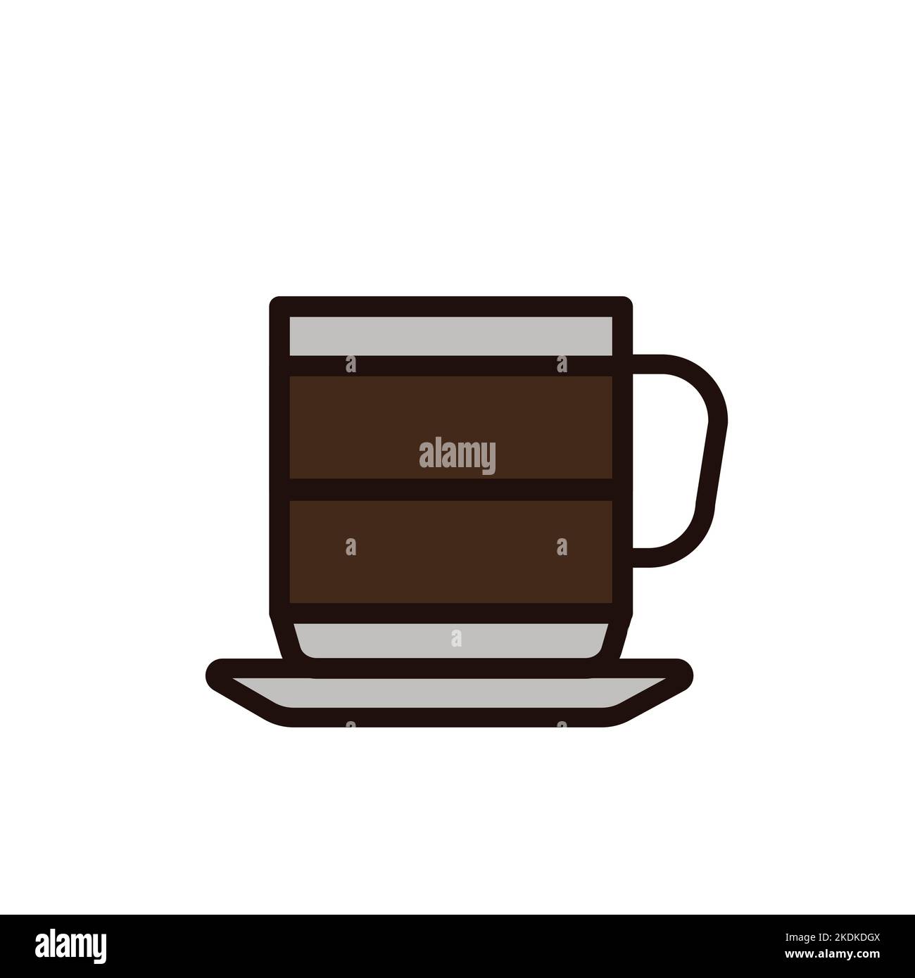 Double cup Stock Vector Images - Alamy