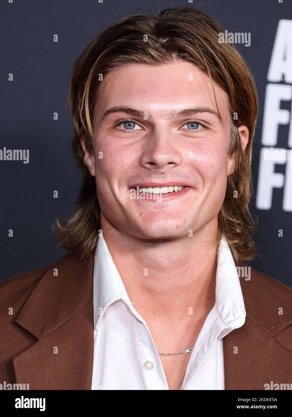 Hollywood, United States. 06th Nov, 2022. HOLLYWOOD, LOS ANGELES, CALIFORNIA, USA - NOVEMBER 06: Sam Rechner arrives at the 2022 AFI Fest - Closing Night Special Screening Of Universal Pictures' 'The Fabelmans' held at the TCL Chinese Theatre IMAX on November 6, 2022 in Hollywood, Los Angeles, California, United States. (Photo by Xavier Collin/Image Press Agency) Credit: Image Press Agency/Alamy Live News Stock Photo