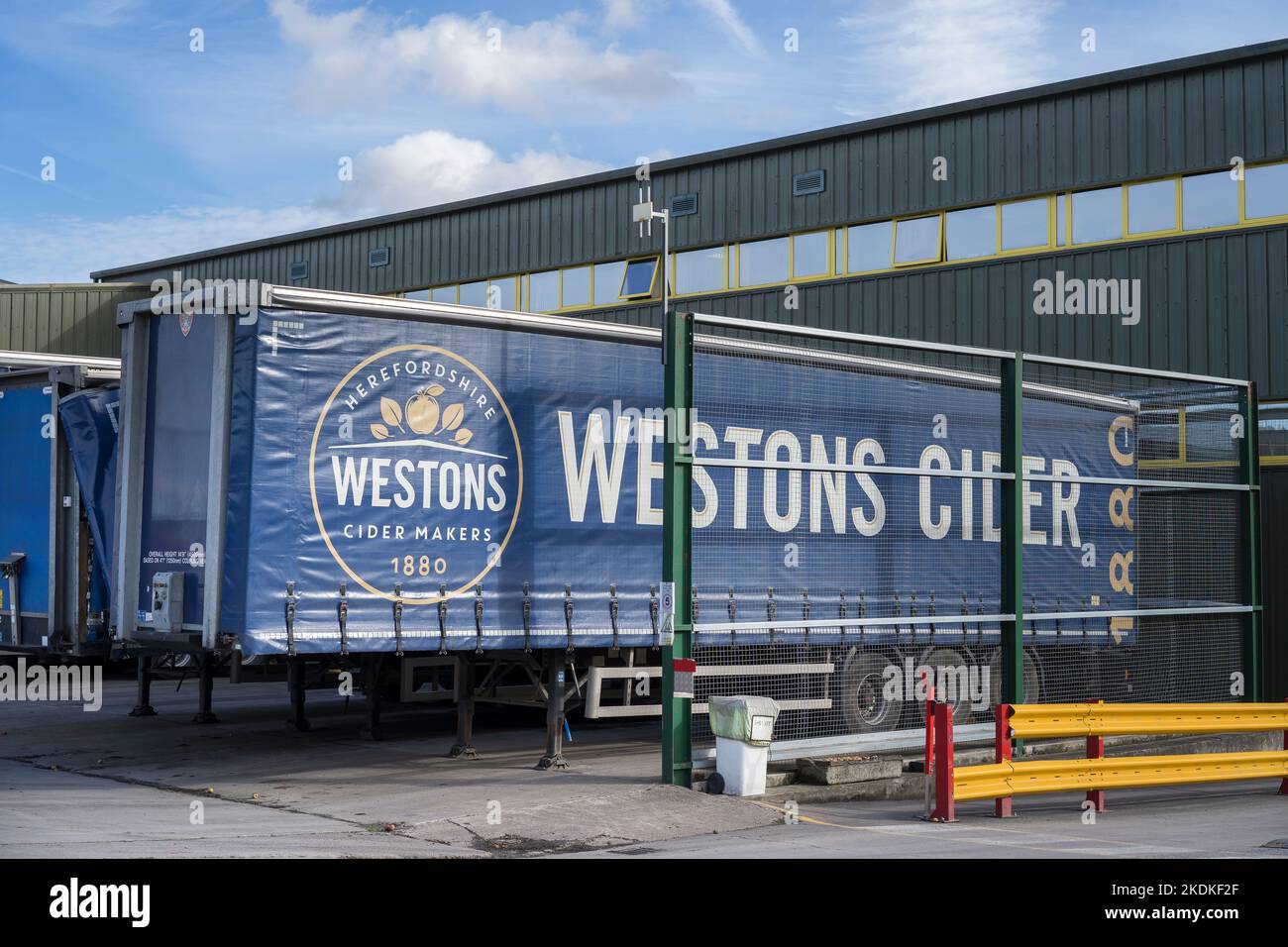 Weston's Cider distribution centre, Much Marcle, Herefordshire, UK