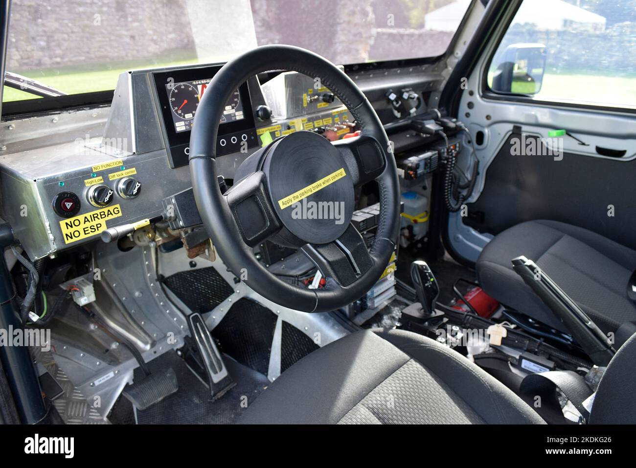 2020 INEOS Grenadier prototype interior Stock Photo - Alamy