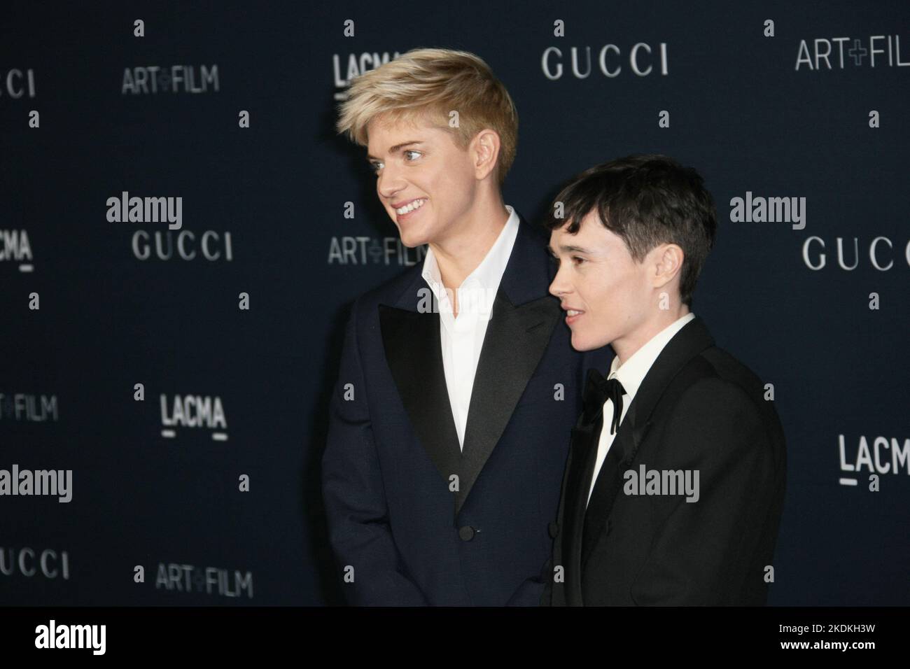 Mae Martin and Elliot Page attend the 2022 LACMA ART FILM GALA