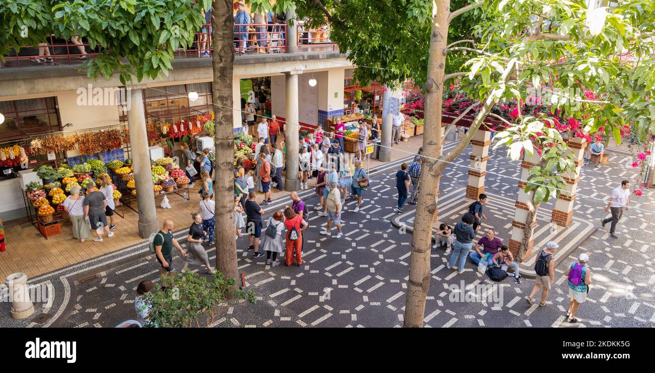 Indoor Market in Funchal, Madeira, Portugal Stock Photo Alamy