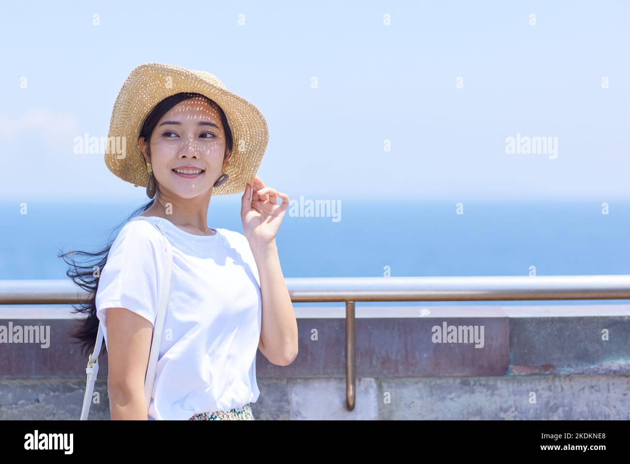 Young Japanese woman portrait Stock Photo