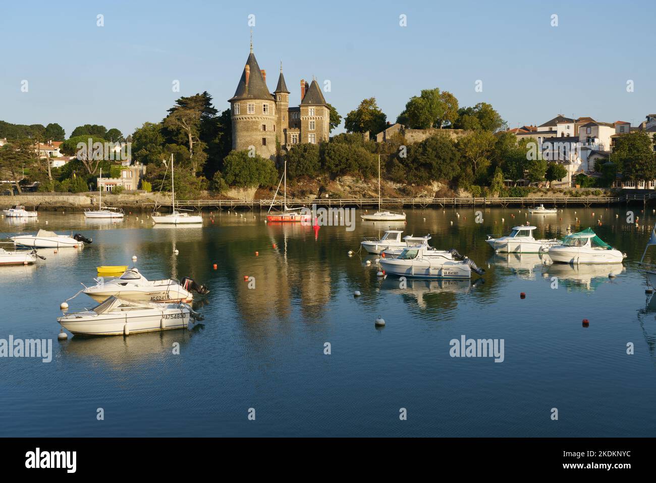 France, Pays de la Loire region, Loire-Atlantique, Pornic, port Stock Photo