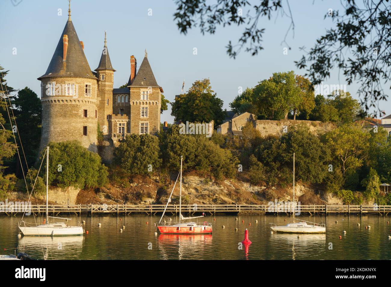 France, Pays de la Loire region, Loire-Atlantique, Pornic, port Stock Photo