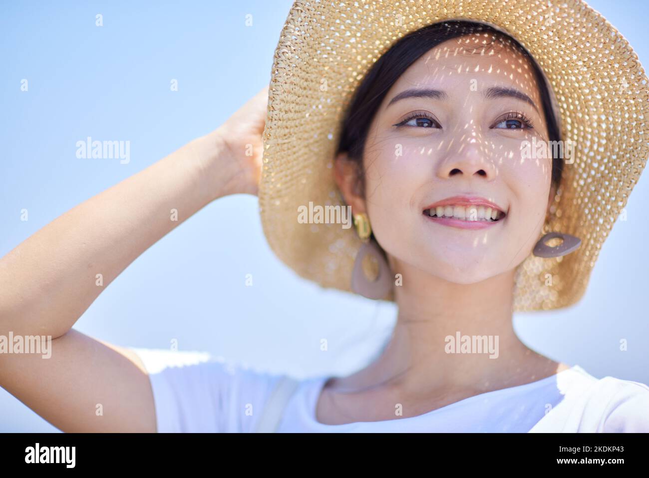 Young Japanese woman portrait Stock Photo