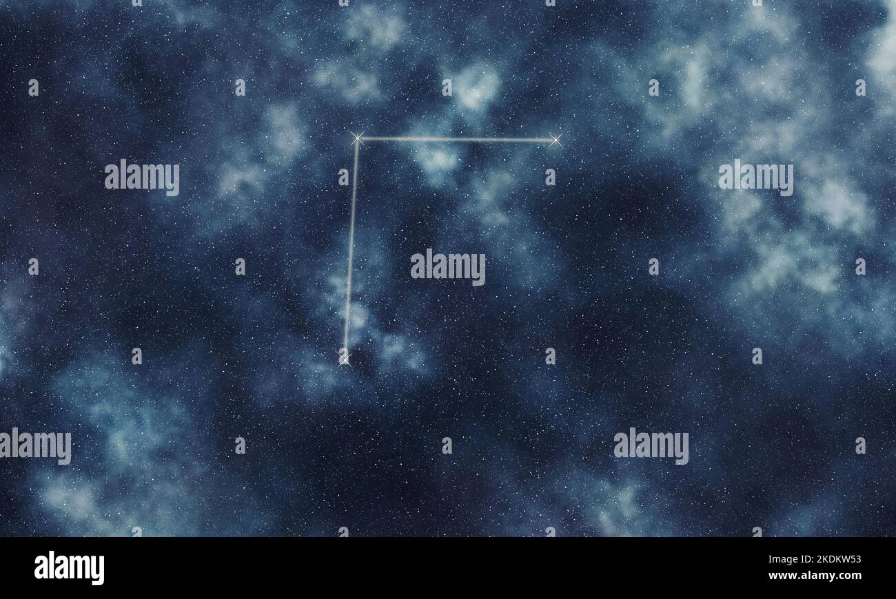 Coma Berenices Star Constellation, Night Sky, Constellation Lines