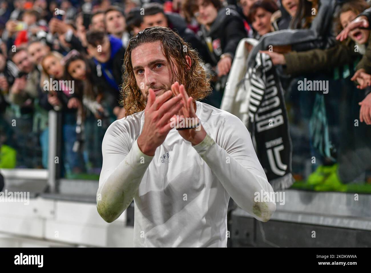 Turin, Italy. 06th, November 2022. Adrien Rabiot of Juventus seen after ...