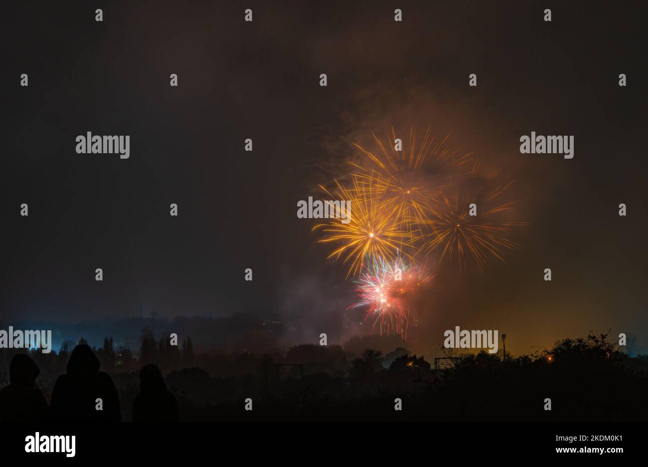 Fireworks in Colchester Castle Park taken on 5th November from