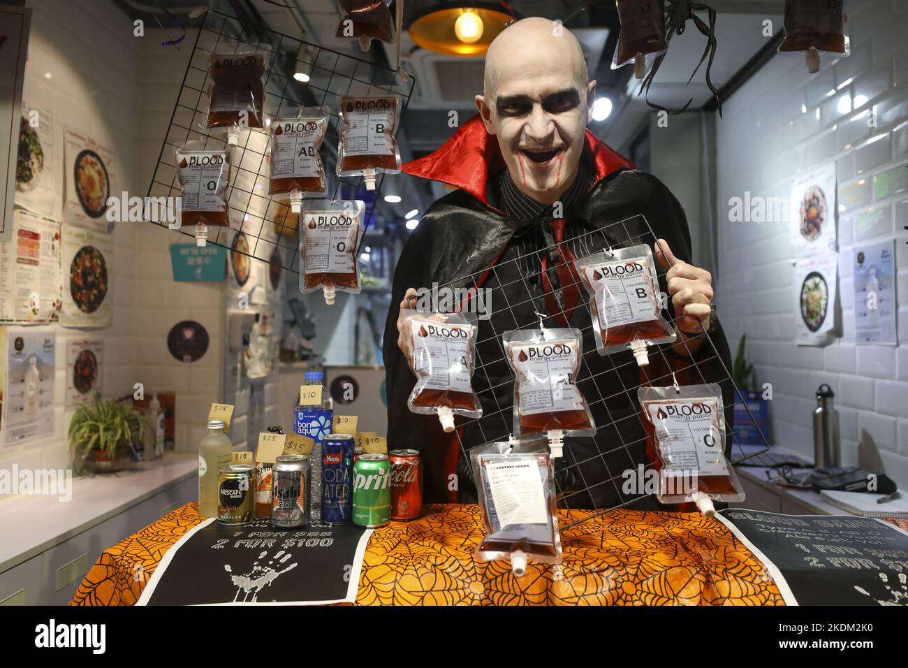 Tristen Reeves, owner of Poke HK, photographed at his shop in Lan Kwai