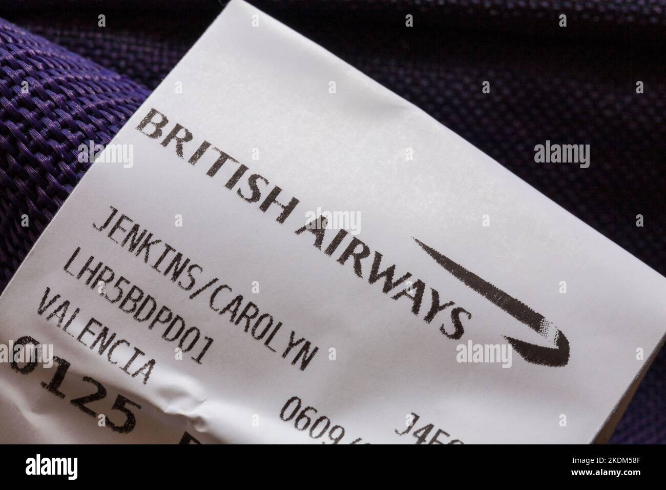 Louis Vuitton Airline Label Postcard - BRITISH AIRWAYS – PROVENANCE