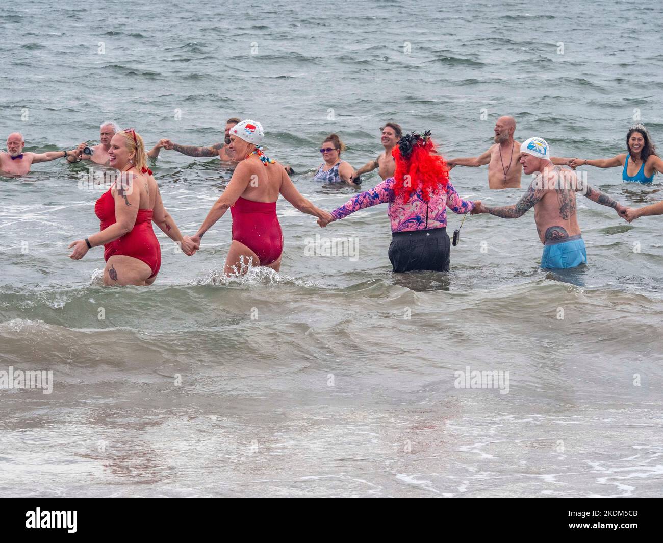 Winter swimmers from coney island hi-res stock photography and images ...