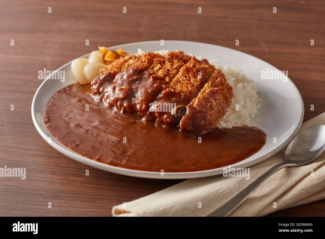 Japanese style curry rice dish Stock Photo Alamy