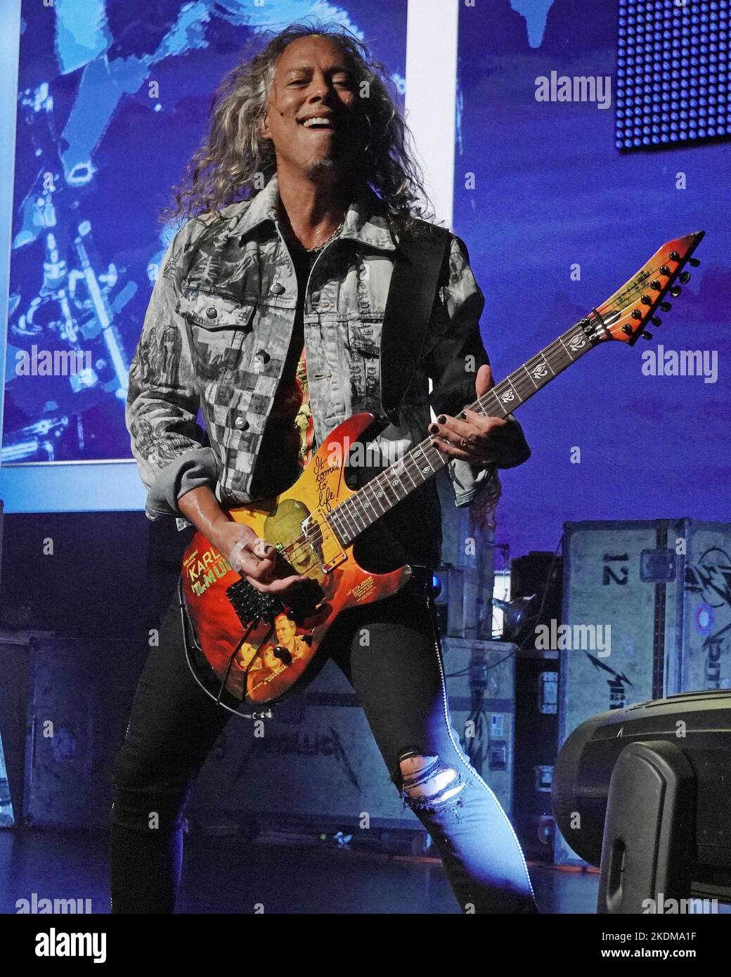 Hollywood FL, USA. 06th Nov, 2022. Kirk Hammett of Metallica ...