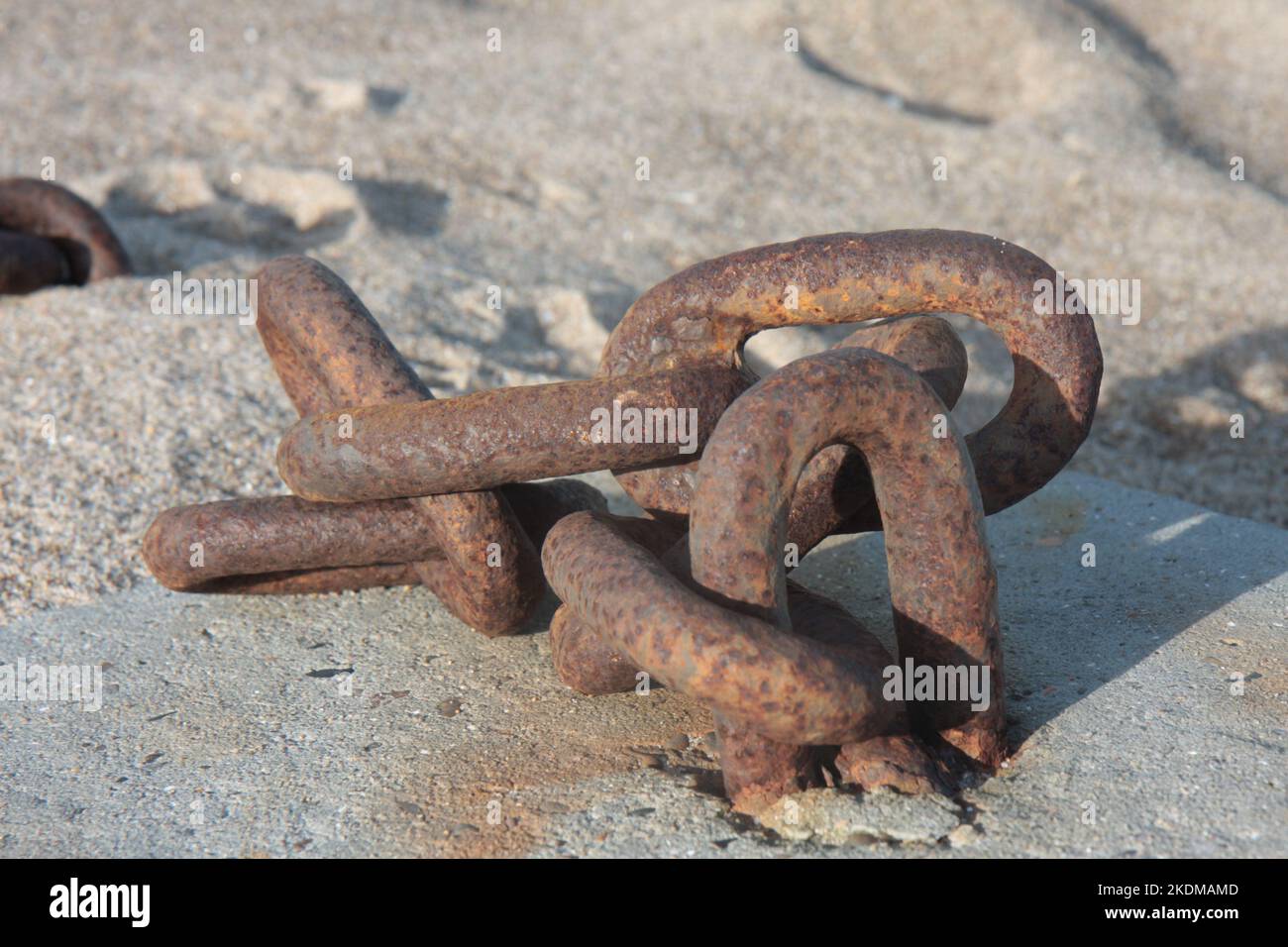 rusty chain Stock Photo