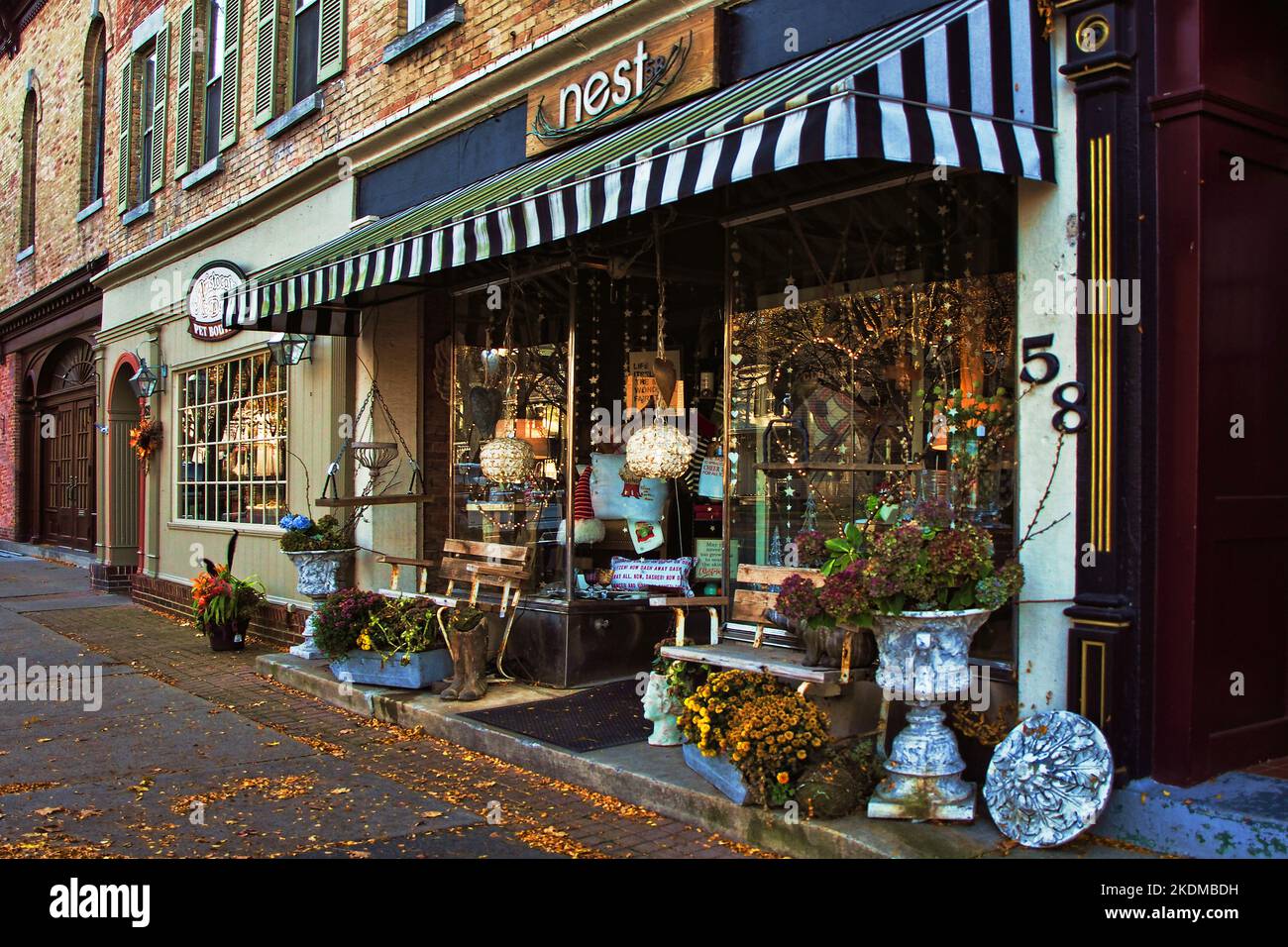 Skaneateles New York USA November 4 2022 Charming Shops And skaneateles-new-york-usa-november-4-2022-charming-shops-and