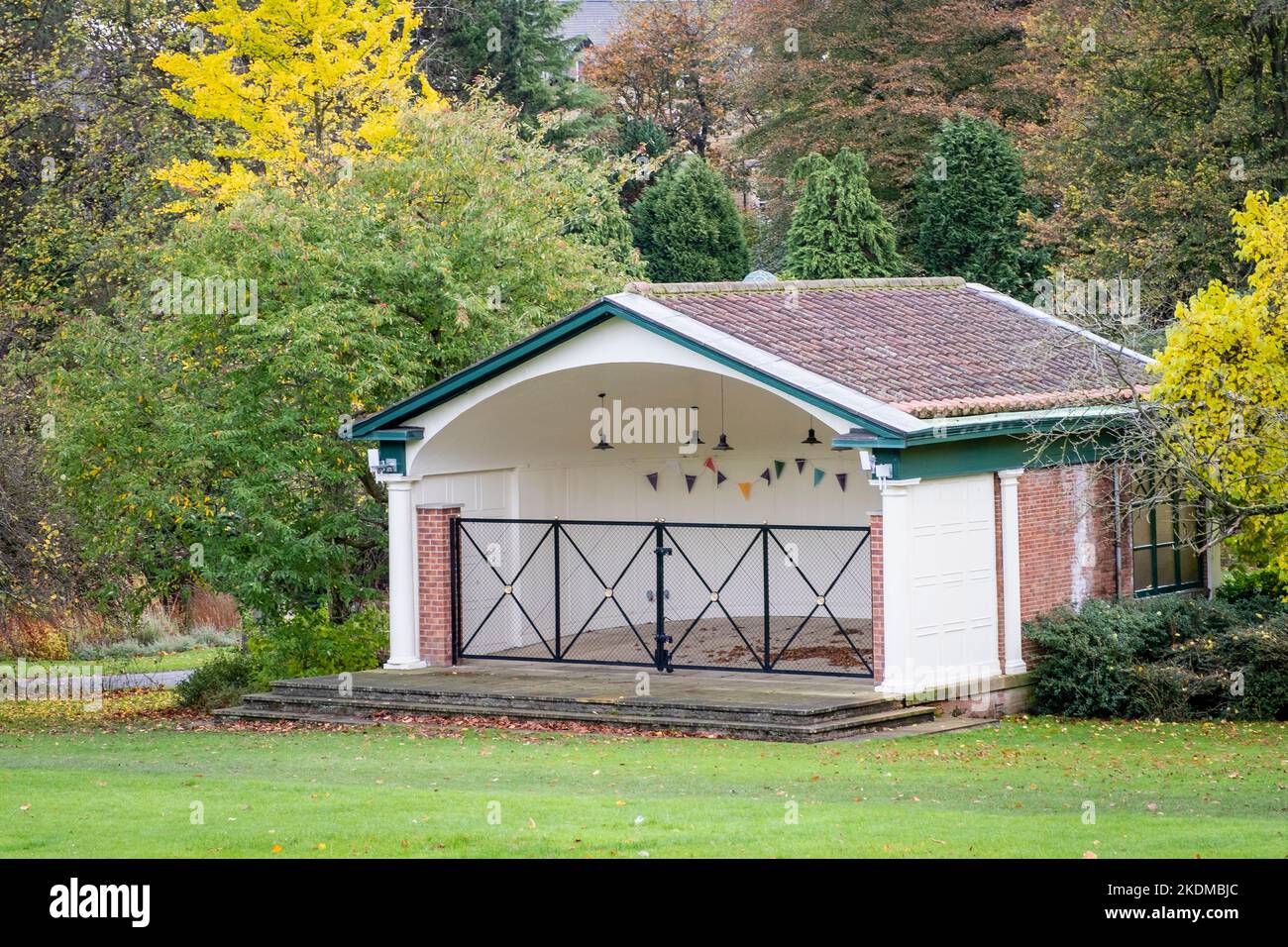 Bandstand at Harrogate Valley Gardens, North Yorkshire, UK Stock Photo Alamy