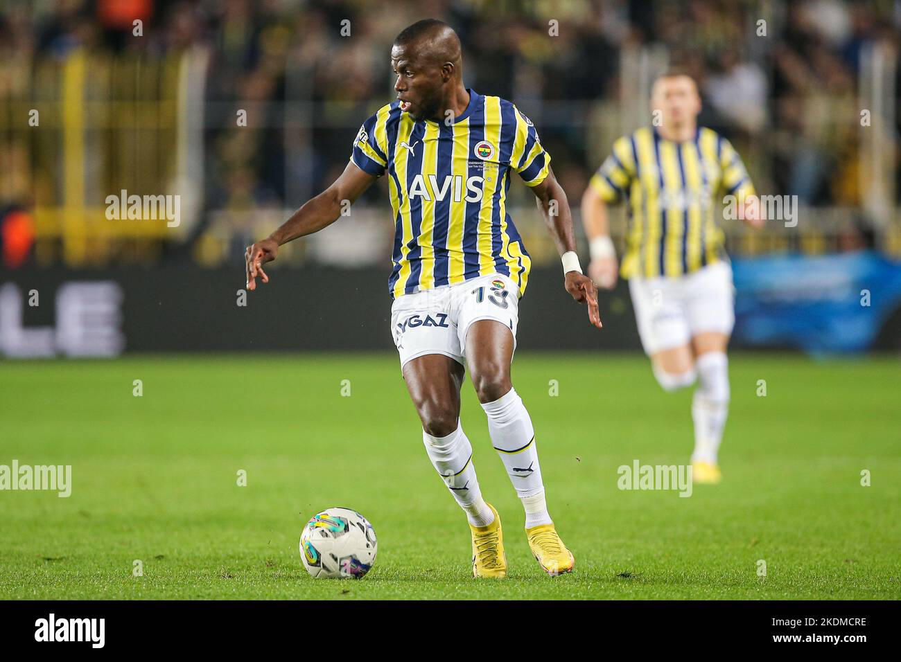 ISTANBUL, TURKEY - NOVEMBER 7: Enner Valencia of Fenerbahce during the Turkish Super Lig match between Fenerbahce and Sivasspor at Sukru Saracoglu Stadium on November 7, 2022 in Istanbul, Turkey (Photo by Orange Pictures) Stock Photo