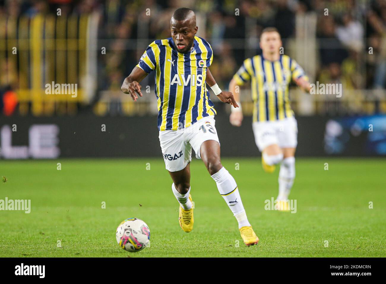 ISTANBUL, TURKEY - NOVEMBER 7: Enner Valencia of Fenerbahce during the Turkish Super Lig match between Fenerbahce and Sivasspor at Sukru Saracoglu Stadium on November 7, 2022 in Istanbul, Turkey (Photo by Orange Pictures) Stock Photo