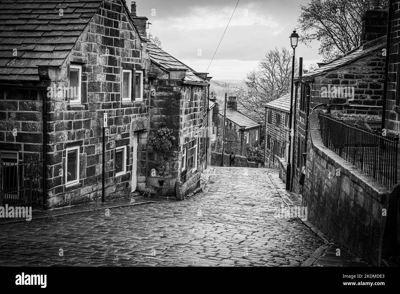 Heptonstall Village Calderdale. West Yorkshire, England, UK Stock Photo