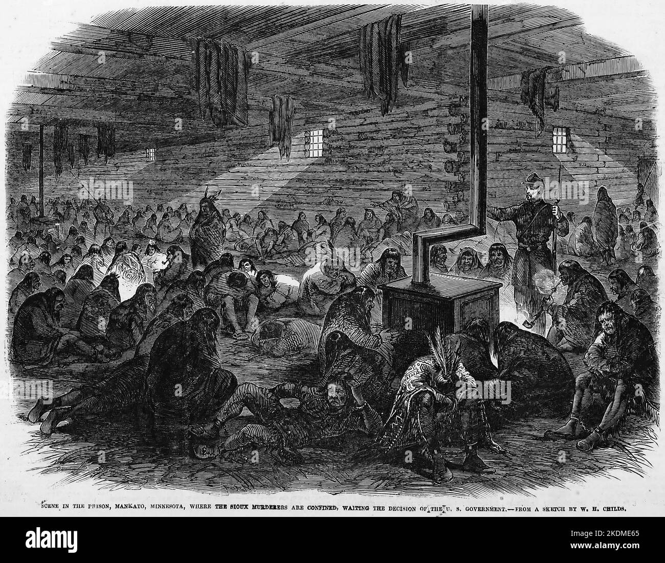 Sioux uprising of 1862 Black and White Stock Photos & Images - Alamy