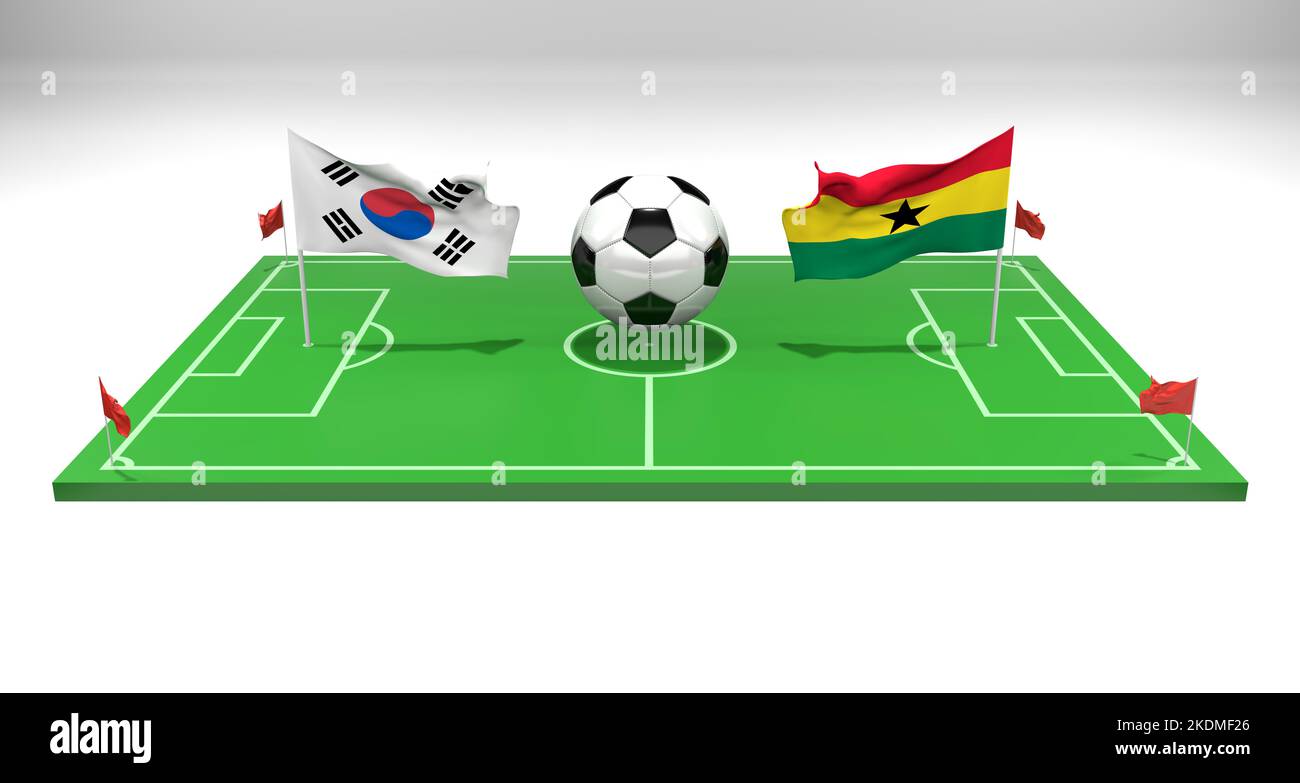 South Korea vs Ghana soccer Match FIFA World Cup Qatar 2022, soccer ...