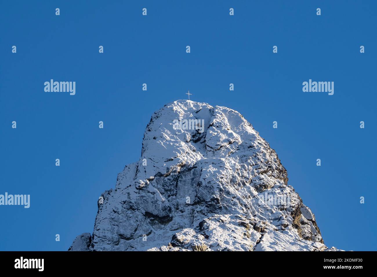 Mountain peak in the italian alps Stock Photo - Alamy