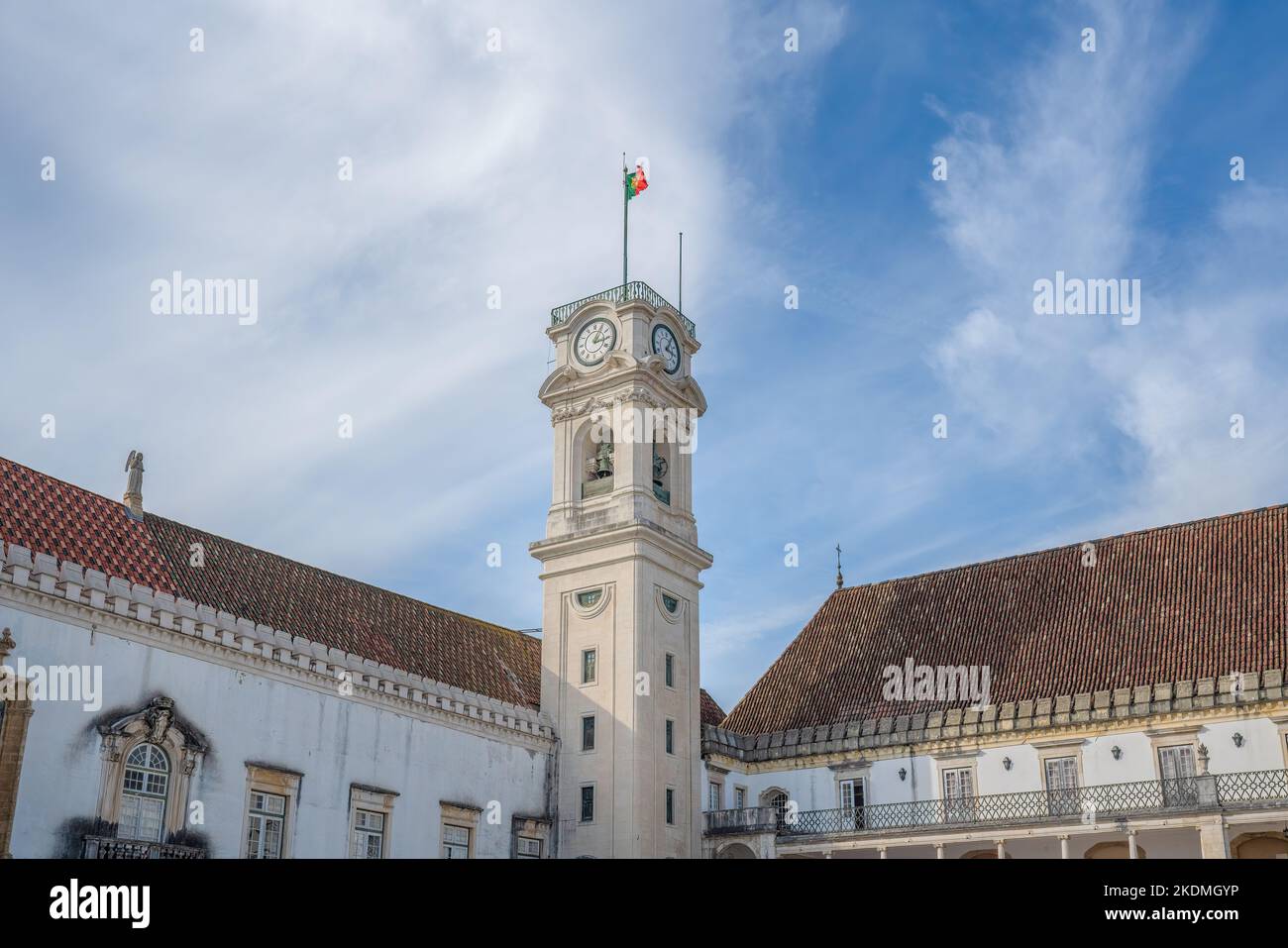 University Tower - Coimbra, Portugal Stock Photo