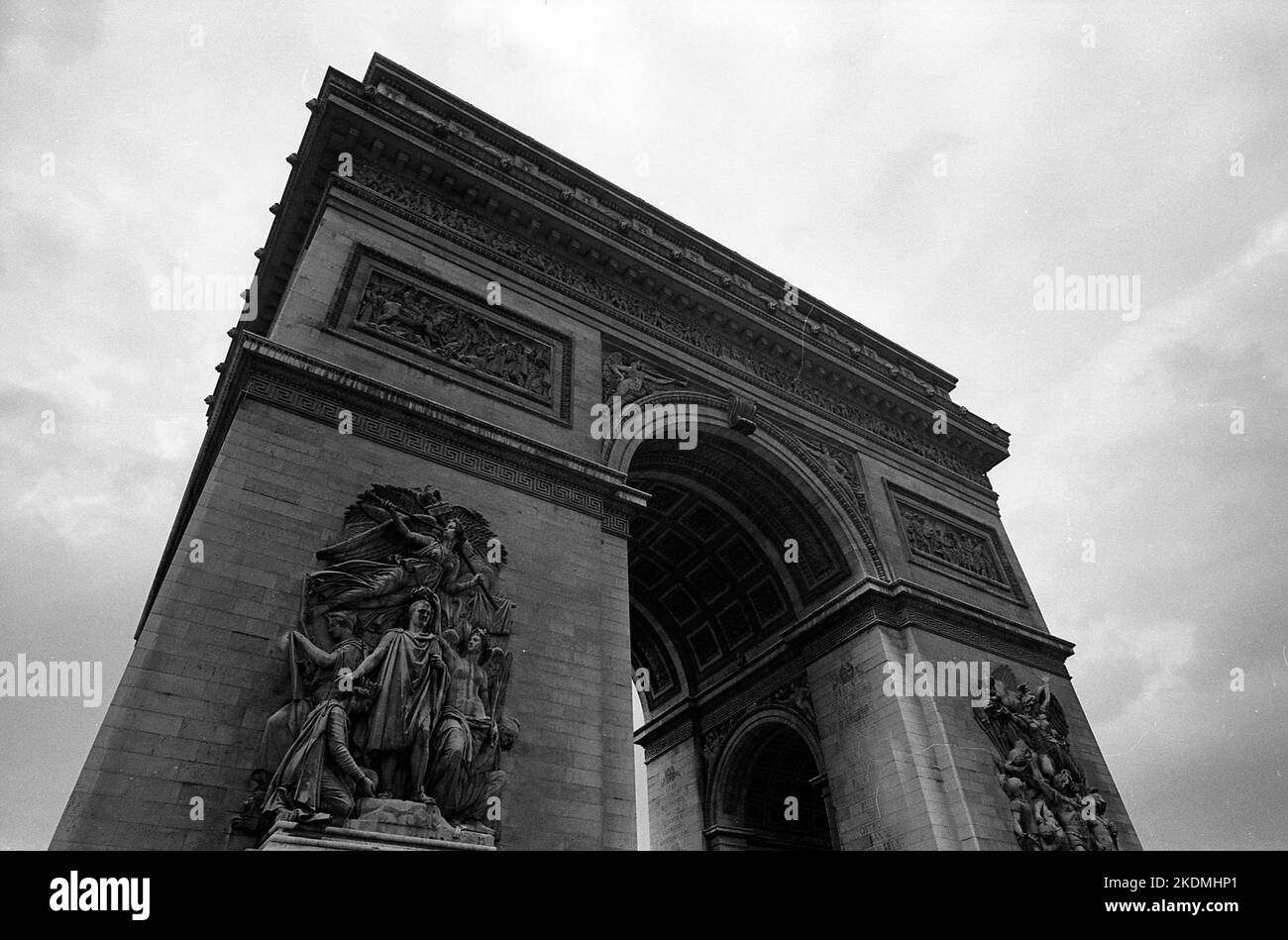 Etoile arc de triomphe Black and White Stock Photos & Images Alamy