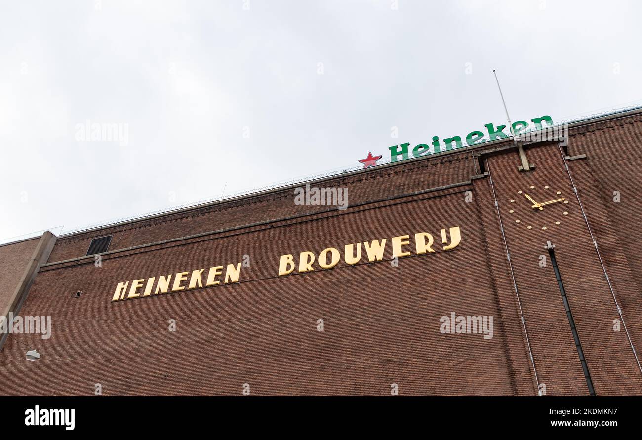A picture of the Heineken Brewery building, in Amsterdam Stock Photo Alamy