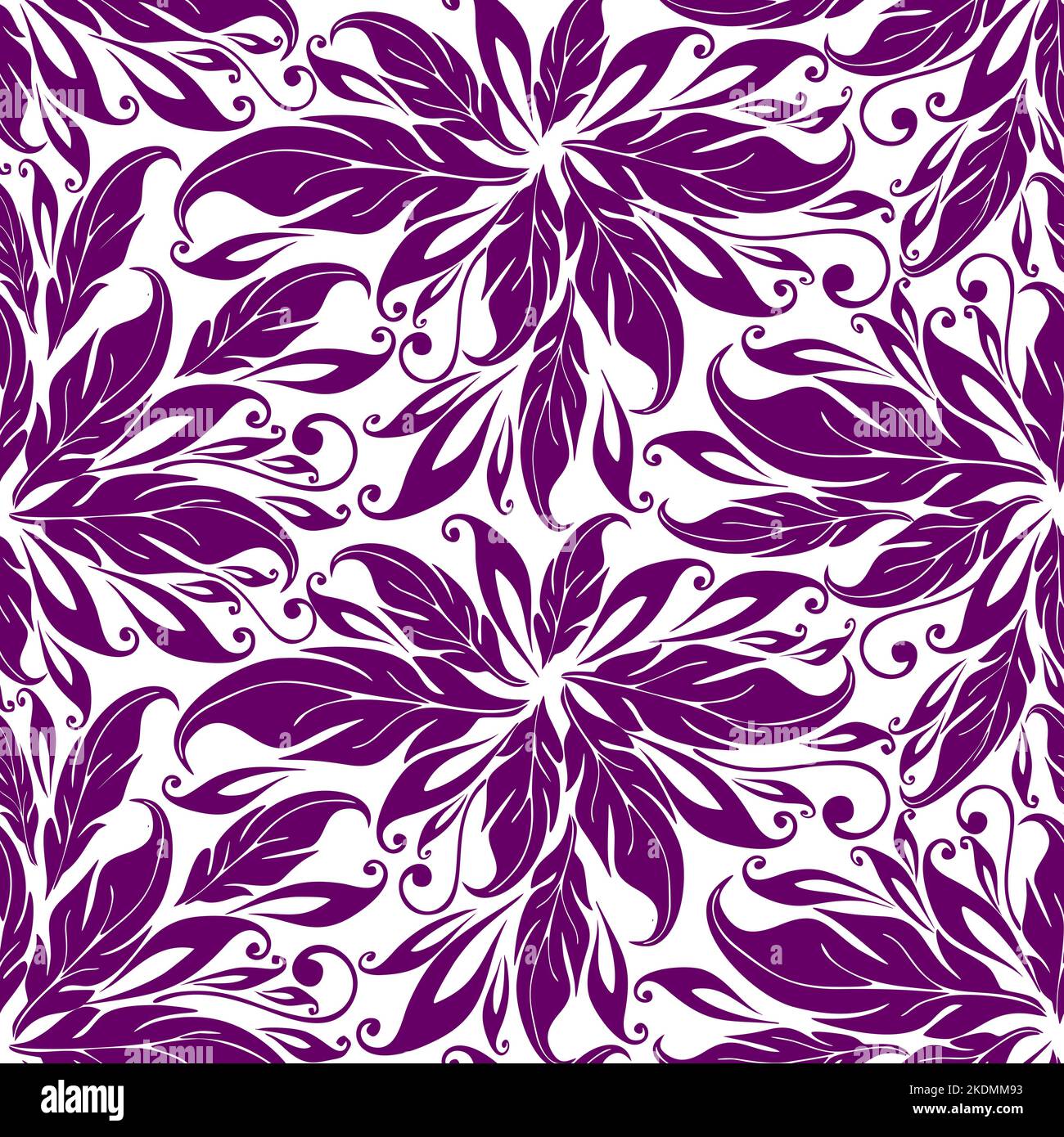 Asymmetrical purple flower top (XS/S) main image 1