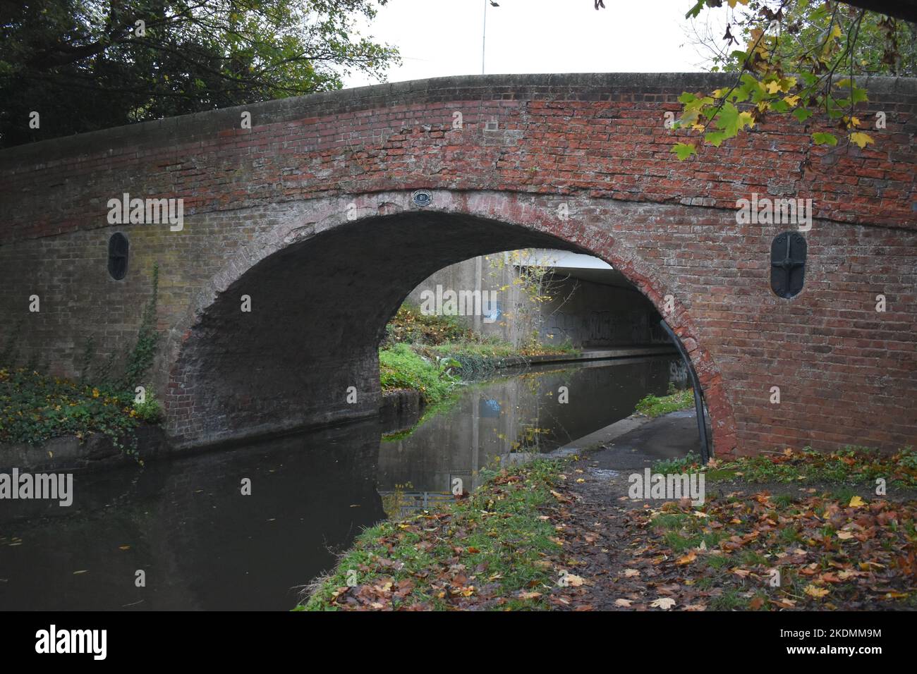 Bridge over the Grand Union Canal Stock Photo