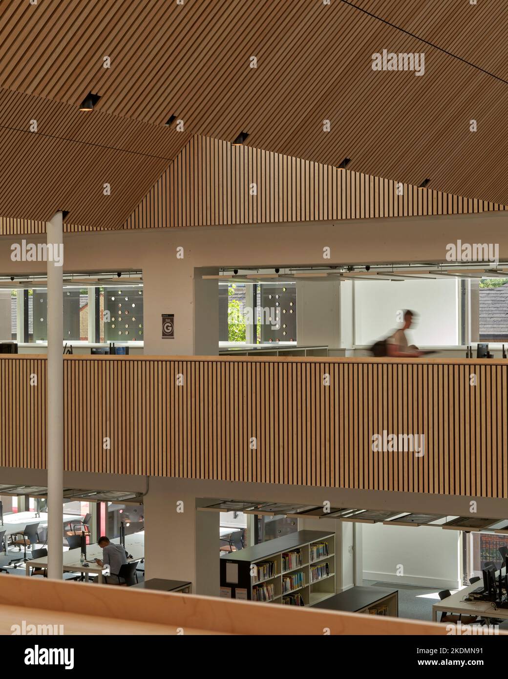 Library. London South Bank University, LSBU Hub, London, United Kingdom