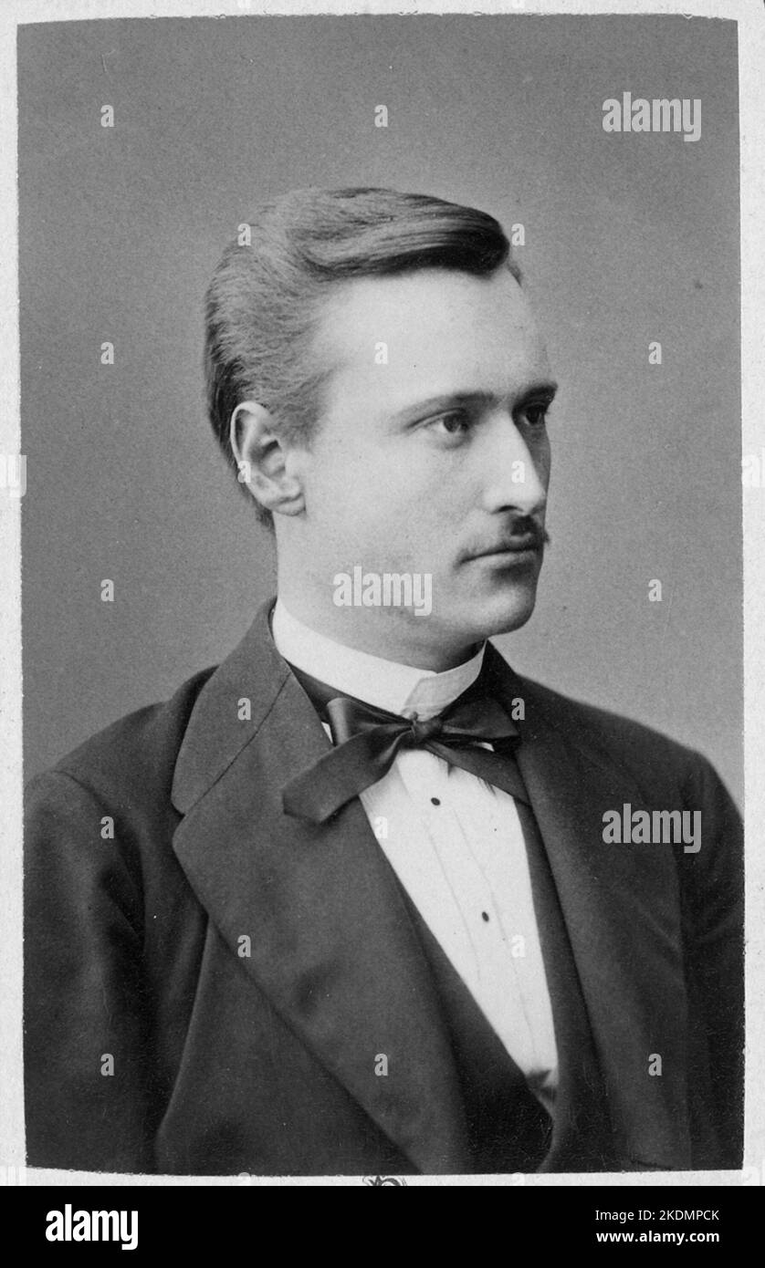 Lighthouse engineer John Höjer Stock Photo Alamy