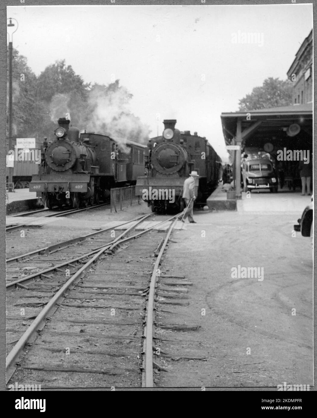The State Railways, SJ L3T 4016 and SJ L3T 4017. Stock Photo