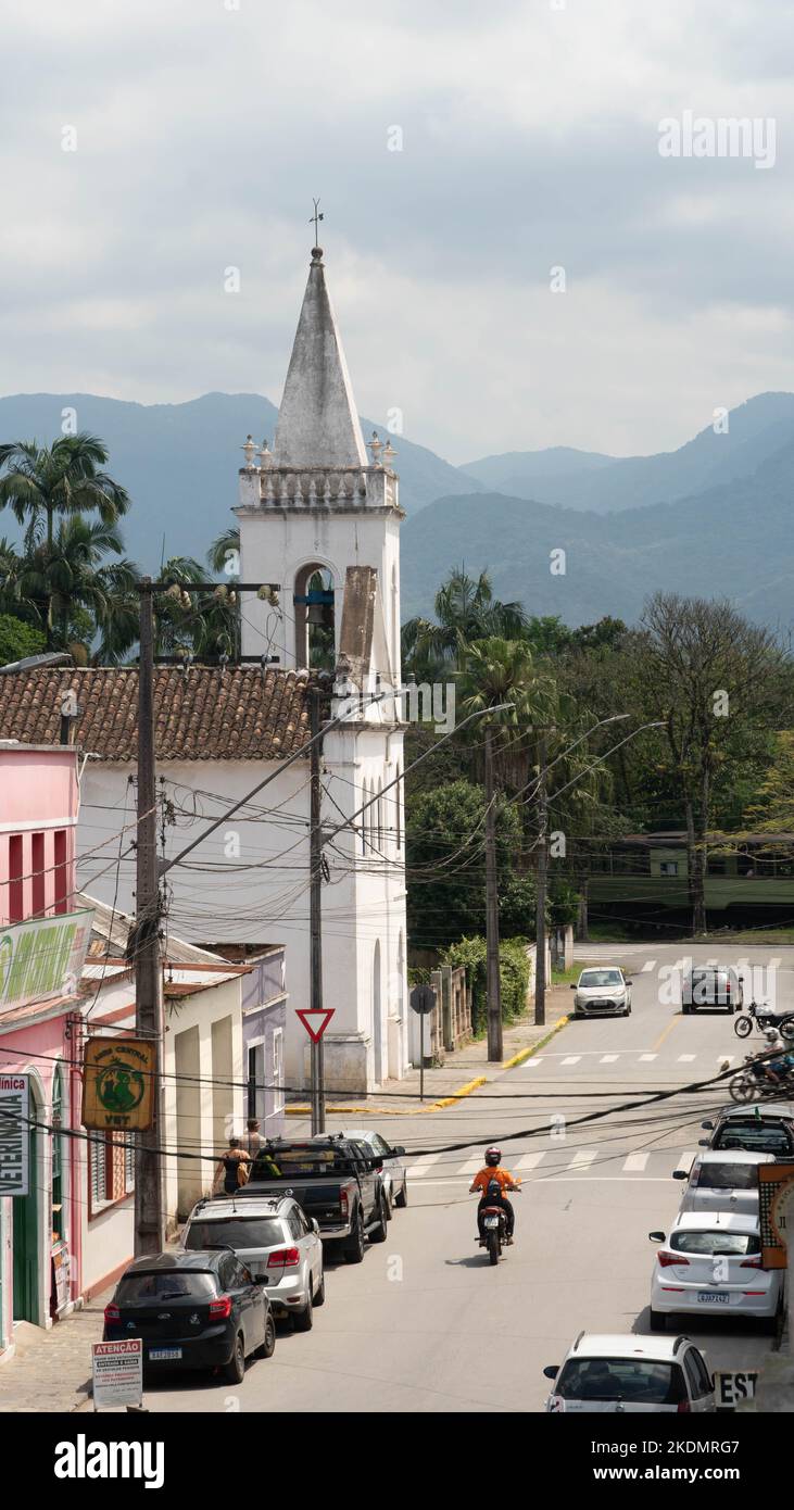 Small town in the interior, state of Paraná, Brazil Stock Photo