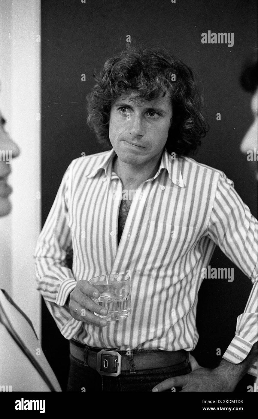 Photo Vintage Guillermo Vilas – Tennis, Années 80, Action Et Mouvement