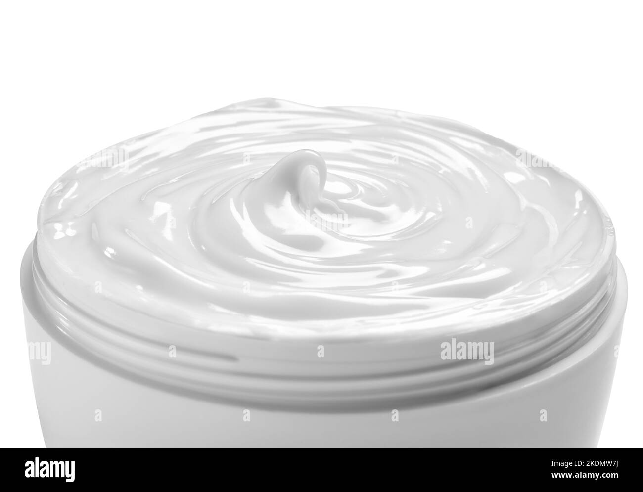 white cream container jar beauty moisturizer dairy milk Stock Photo Alamy