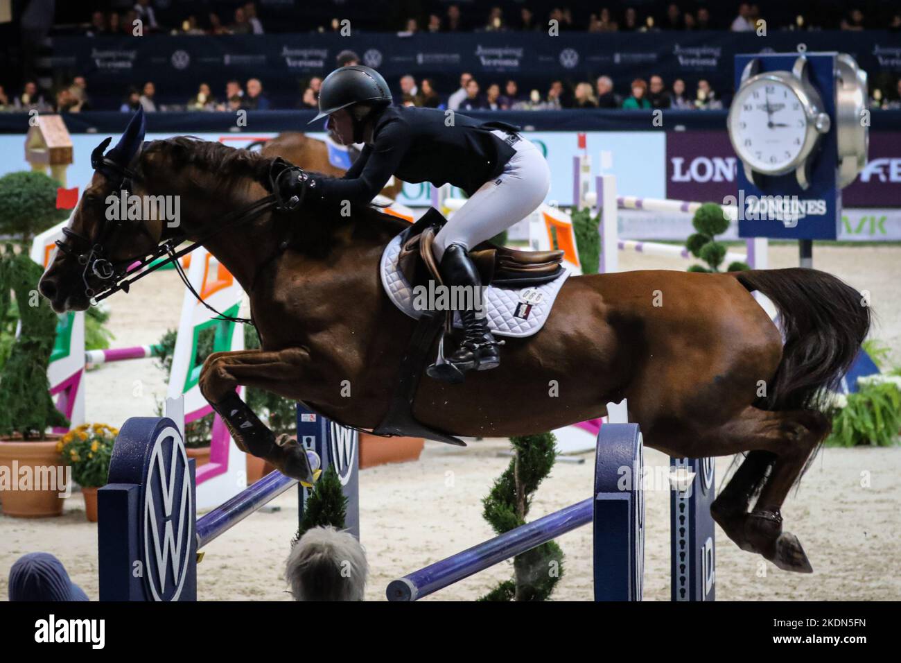 Verona, Italy. 06th Nov, 2022. Angelica Augustsson Zanotelli (horse