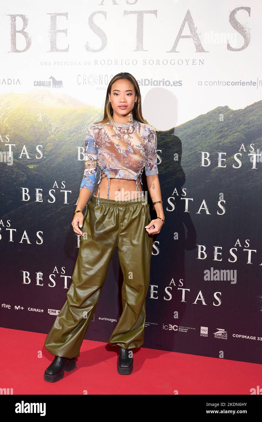 Madrid. Spain. 20221107, Nona Sobo attends ‘As Bestas’ Premiere at