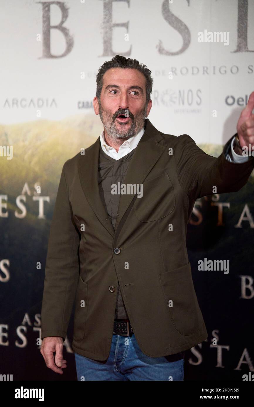 Madrid. Spain. 20221107, Luis Zahera attends 'As Bestas' Premiere at