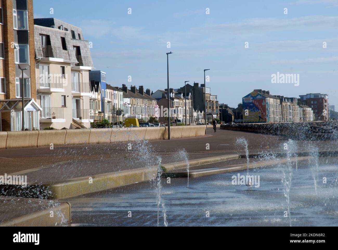 Fountains, Morecambe promenade, Lancashire, England, UK Stock Photo Alamy