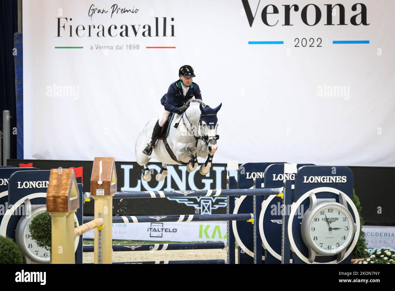 124th edition of Fieracavalli, Verona, Italy, November 06, 2022, Denis Lynch (horse