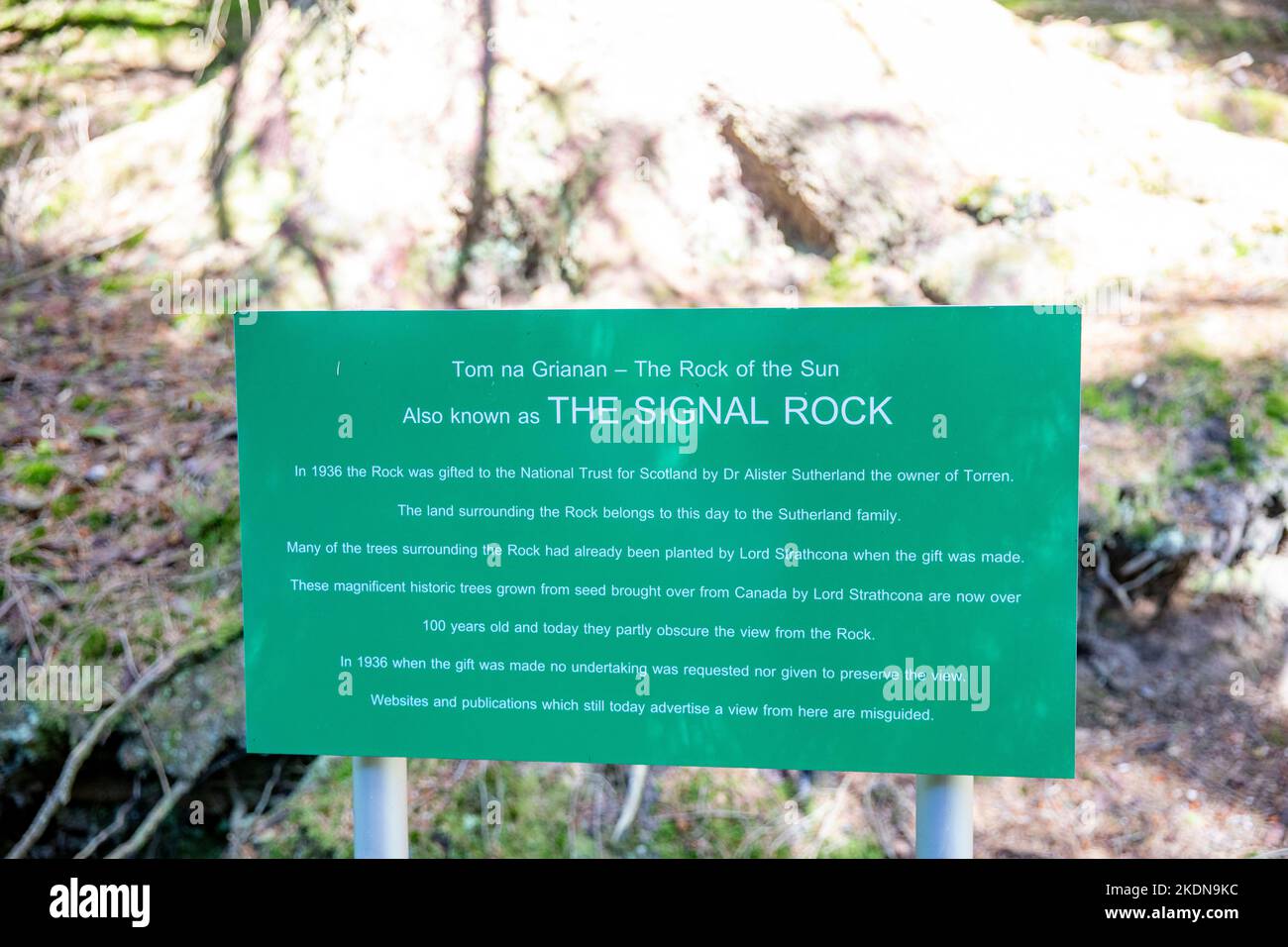Signal Rock Glencoe, linked to the Glencoe massacre and its