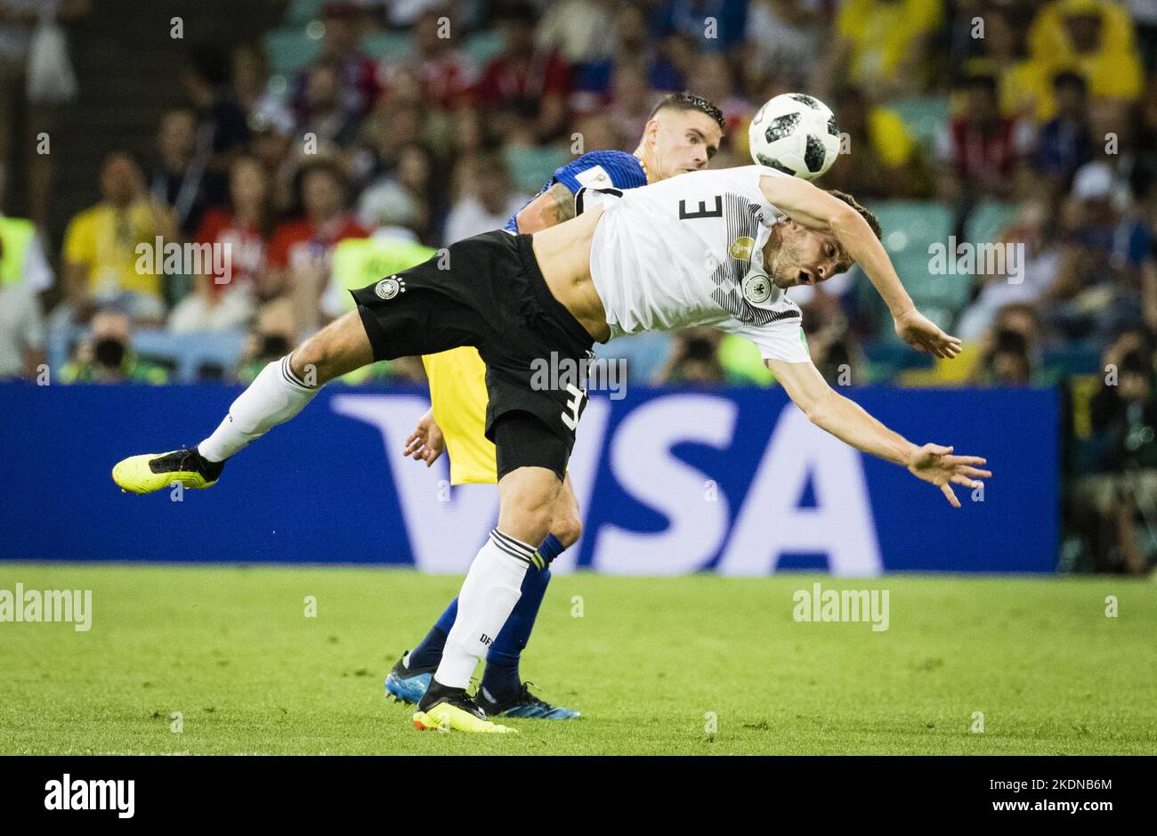 Sochi, 23.06.2018 Jonas Hector (Deutschland), Mikael Lustig (Schweden